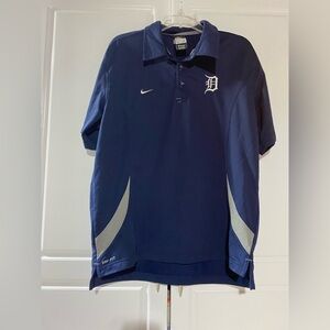 Nike Detroit Tigers Men's Navy Blue Polo Shirt